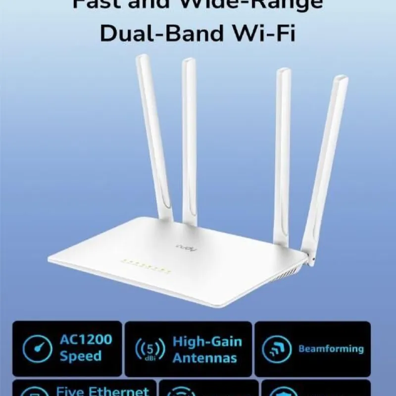 Cudy Networks Cudy AC1200 Dual Band Wi-Fi Router