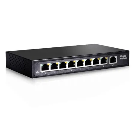 Ruijie Networks Ruijie RG-S1809-P Unmanaged Switch 8 Port 10/100/1000