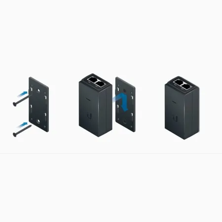 Ubiquiti Networks Ubiquiti PoE Adaptör, 48V 0.5 Amper Gigabit Siyah