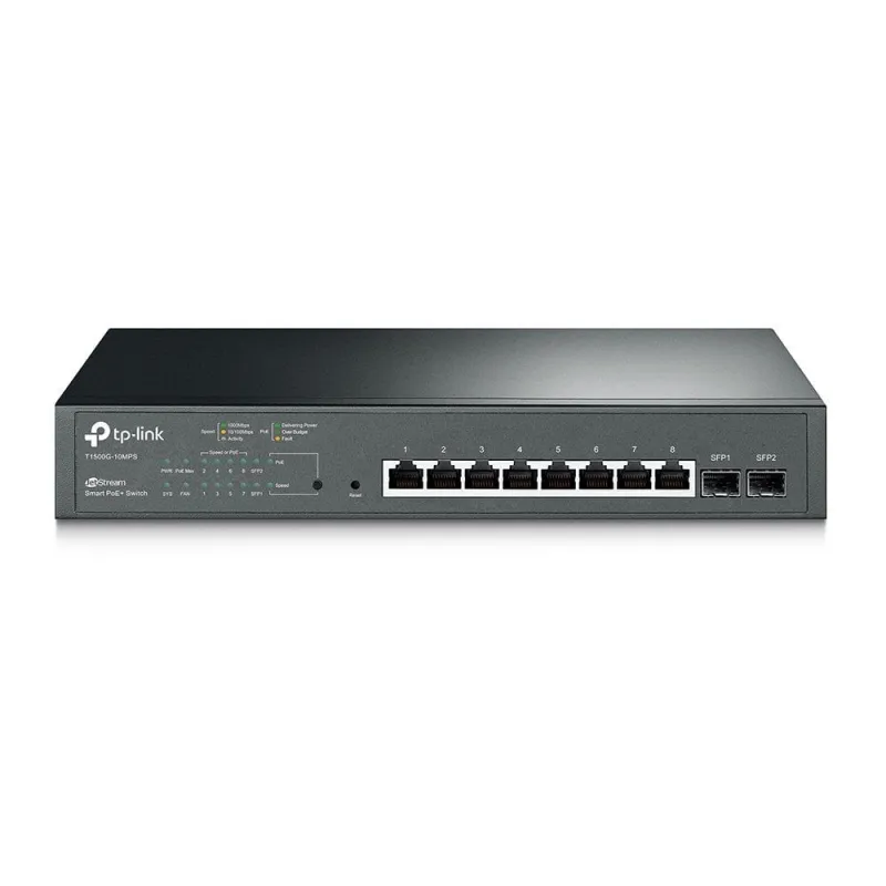 TP-Link Networks Tp-Link T1500G-10MPS 10PORT gigabit PoE Smart 2 SFP