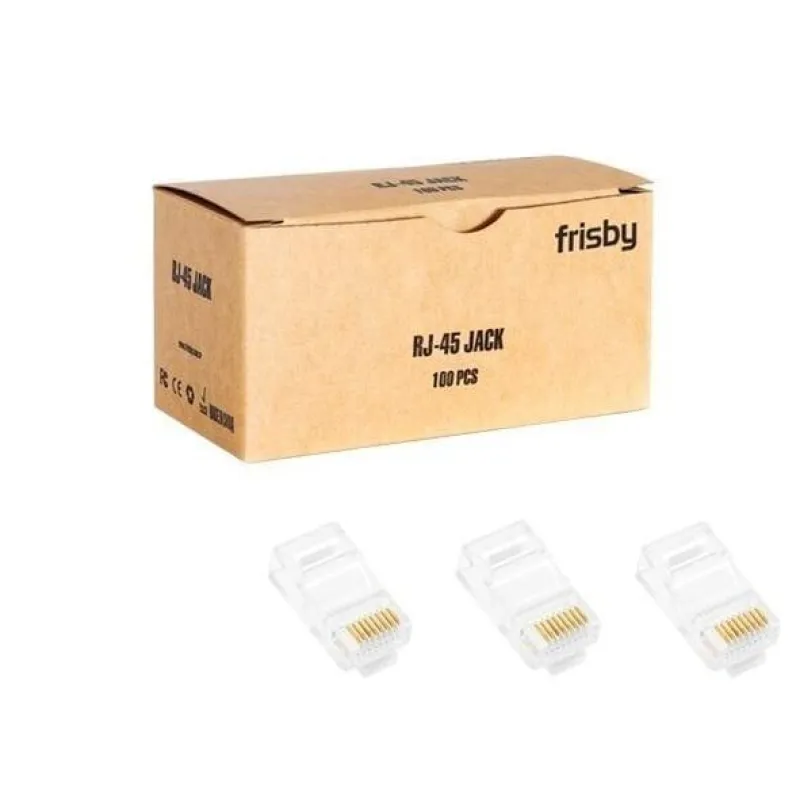 Frisby FNW-RJ4520N Cat6 RJ45 100'lü Konnektör